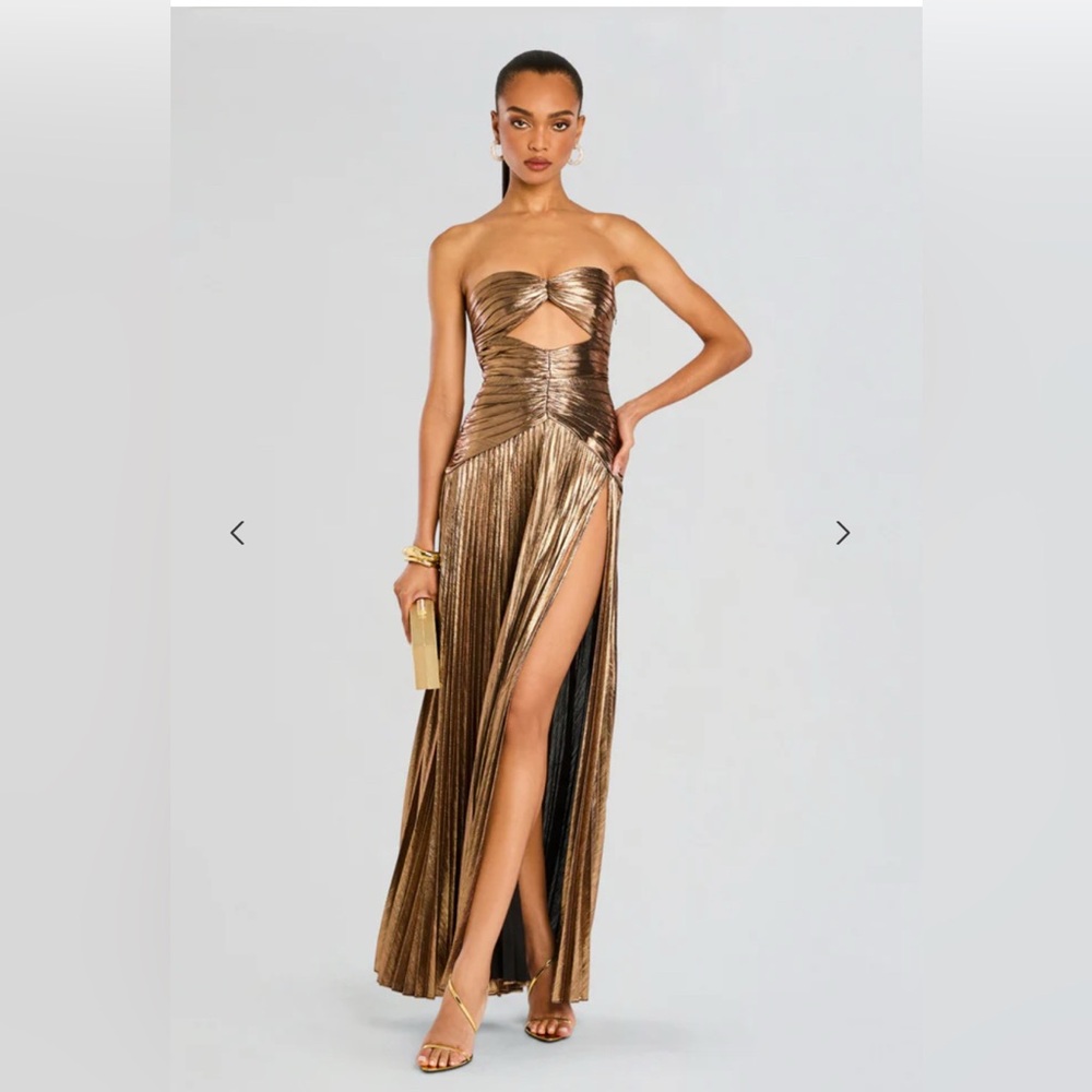 Retrofete Mallory Dress in the color Bronze size L NWT